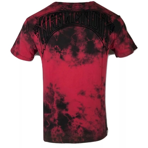 AFFLICTION Mens VALUE CAST FLEUR T-Shirt Biker - Picture 4 of 8